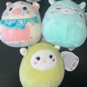 3 piece Easter squishmallow bundle! (5 inch, NWT)